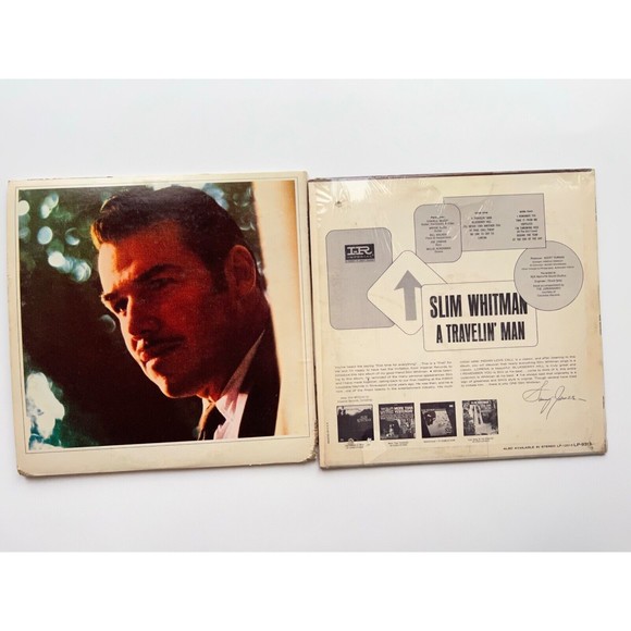 Slim Whitman 15th Anniversary Album / A Travelin' Man LP Imperial Records VG/VG+ - Picture 2 of 11